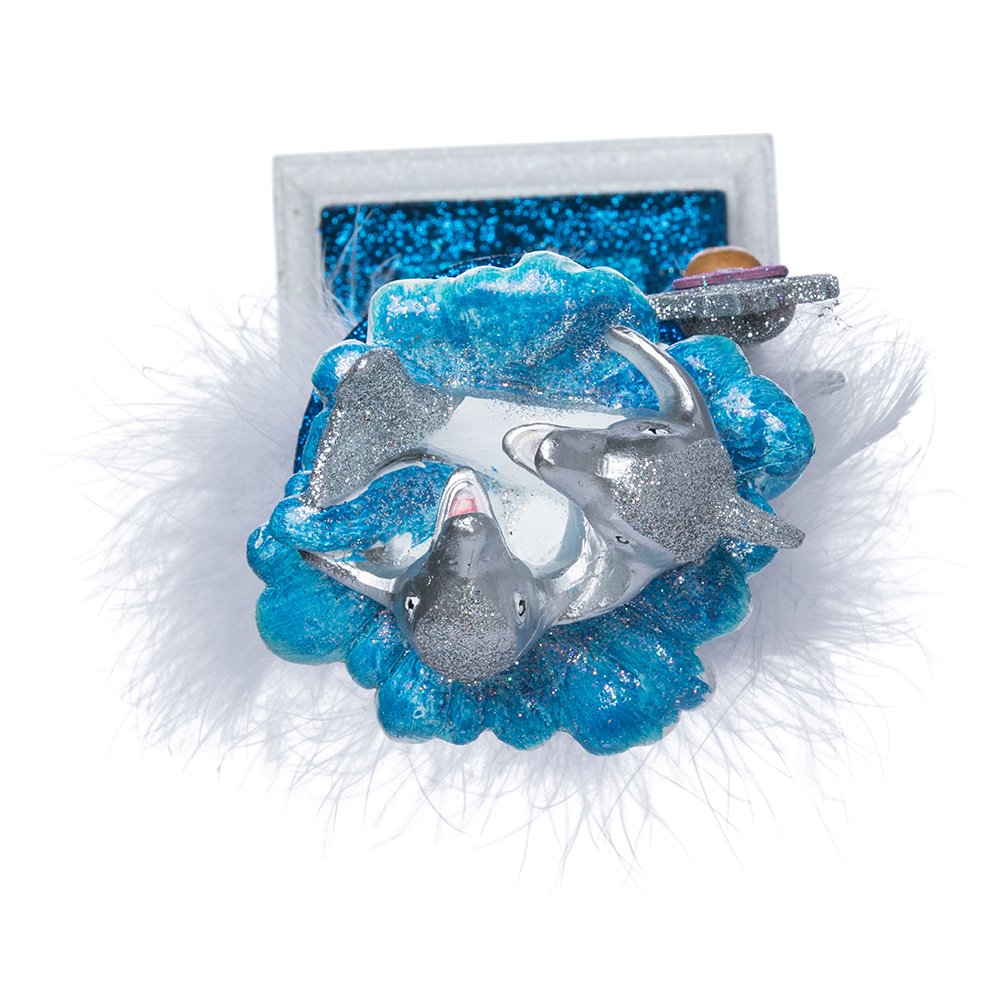 Kurt Adler HA0210 Hollywood Dolphin Nutcracker, 12-Inch