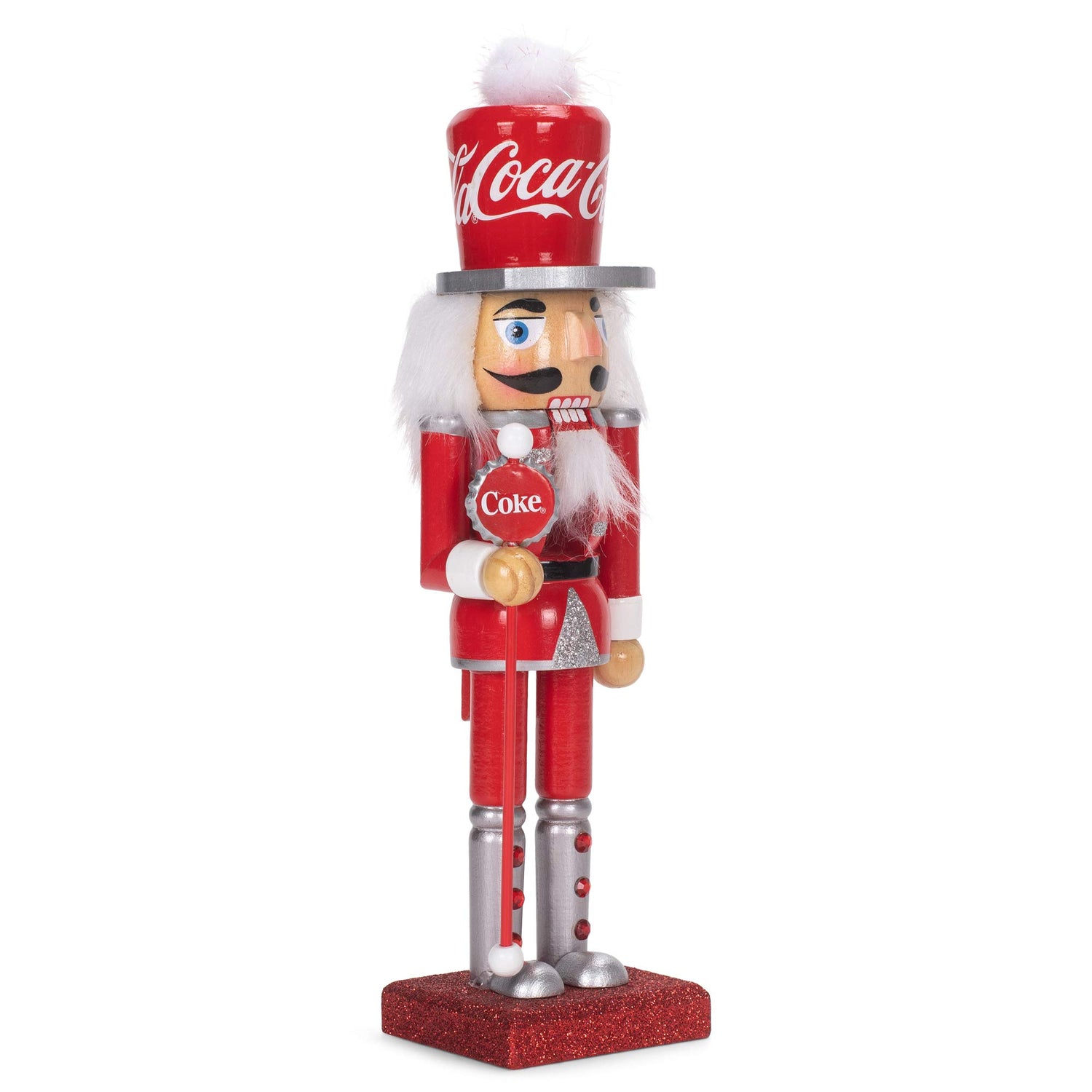 Coca-Cola Kurt S. Adler 10-Inch Wooden Nutcracker, Multicolor (CC6202)