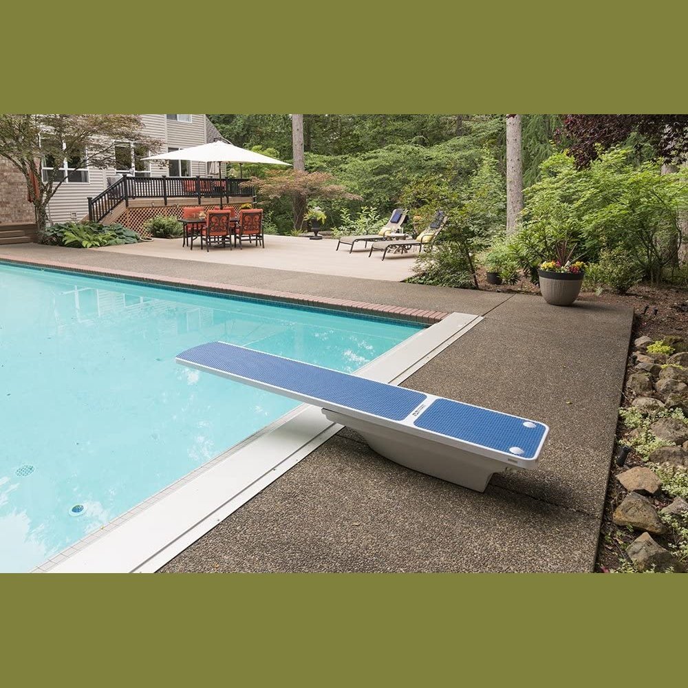 S.R. Smith 66-209-576S2B Diving Board, 6-Foot, Radiant White with Blue TrueTread