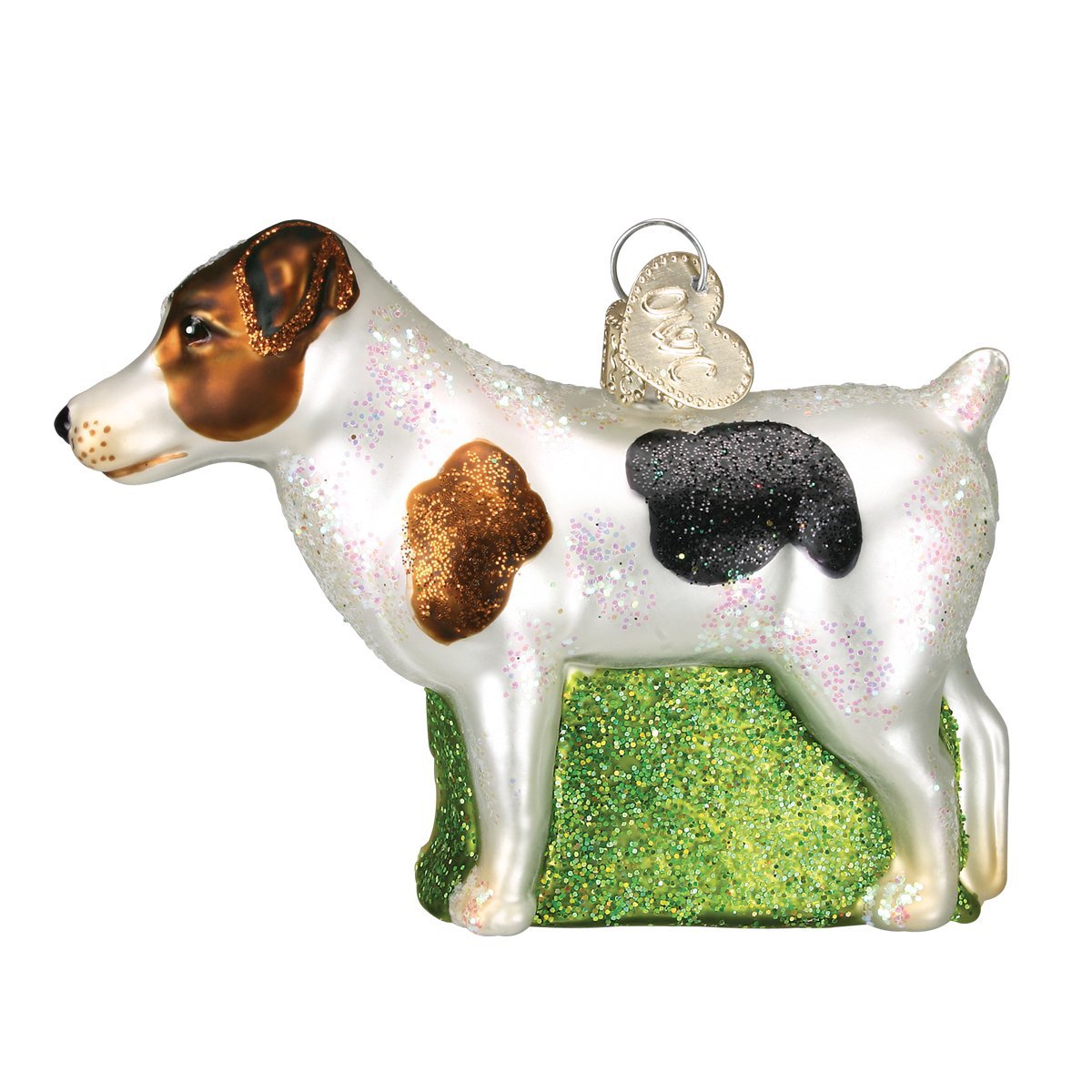 Old World Christmas German Shepherd Glass Blown Ornament for Christmas Tree, Handcrafted Holiday Decoration, Dog Collection