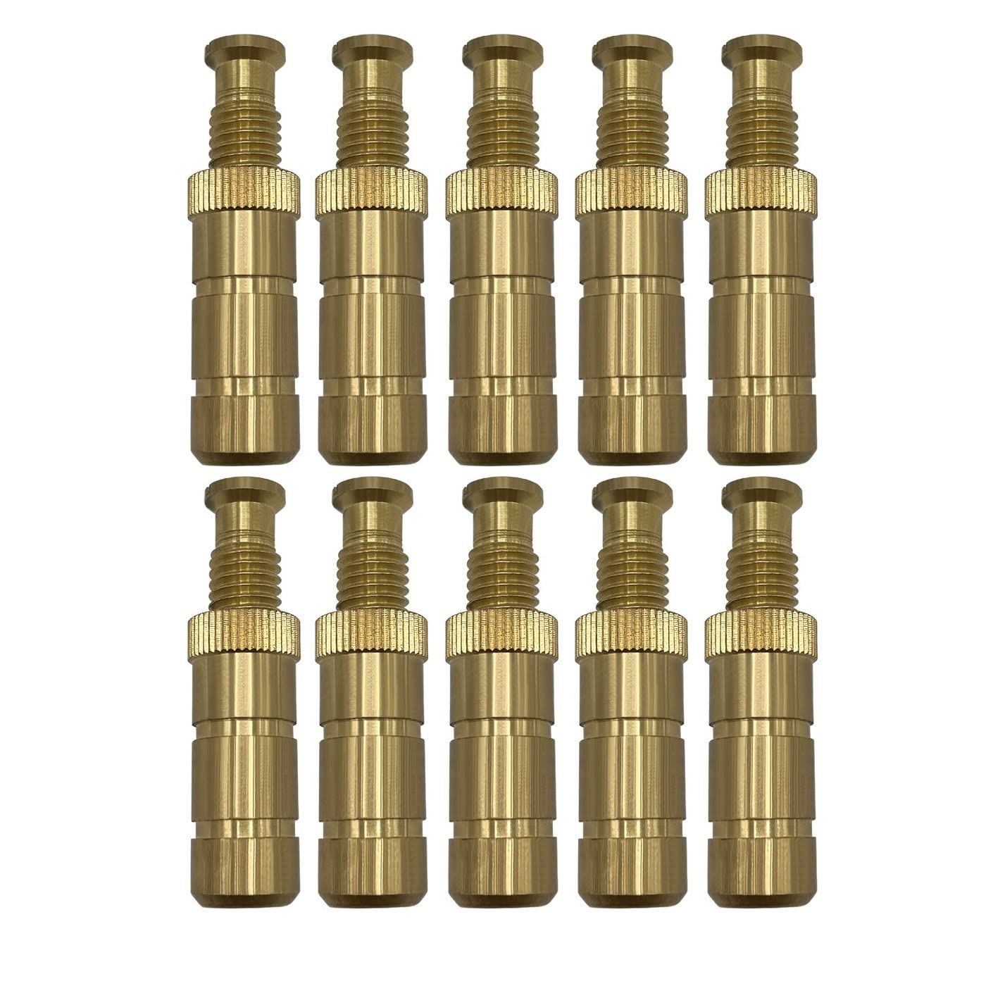 Poolzilla 2'' Pool Safety Cover Brass Extended Anchors for Concrete and Pavers