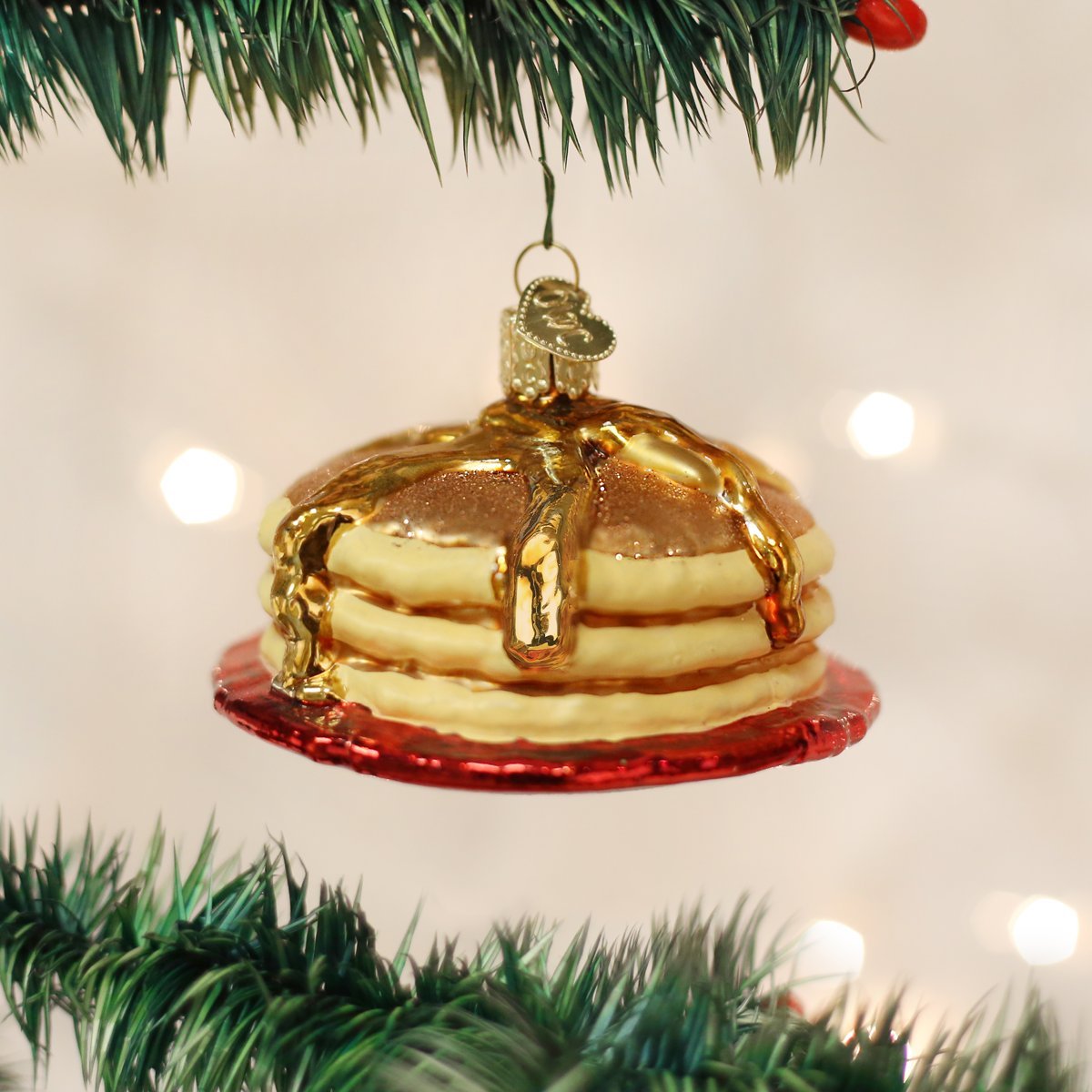 Old World Christmas Ornaments: Short Stack Glass Blown Ornaments for Christmas Tree (32168)