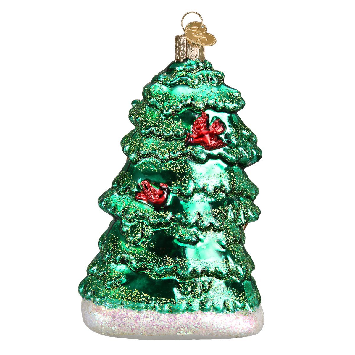 Old World Christmas Animal Collection Glass Blown Ornaments for Christmas Tree Deer Family 5 x 5 x 5 inches