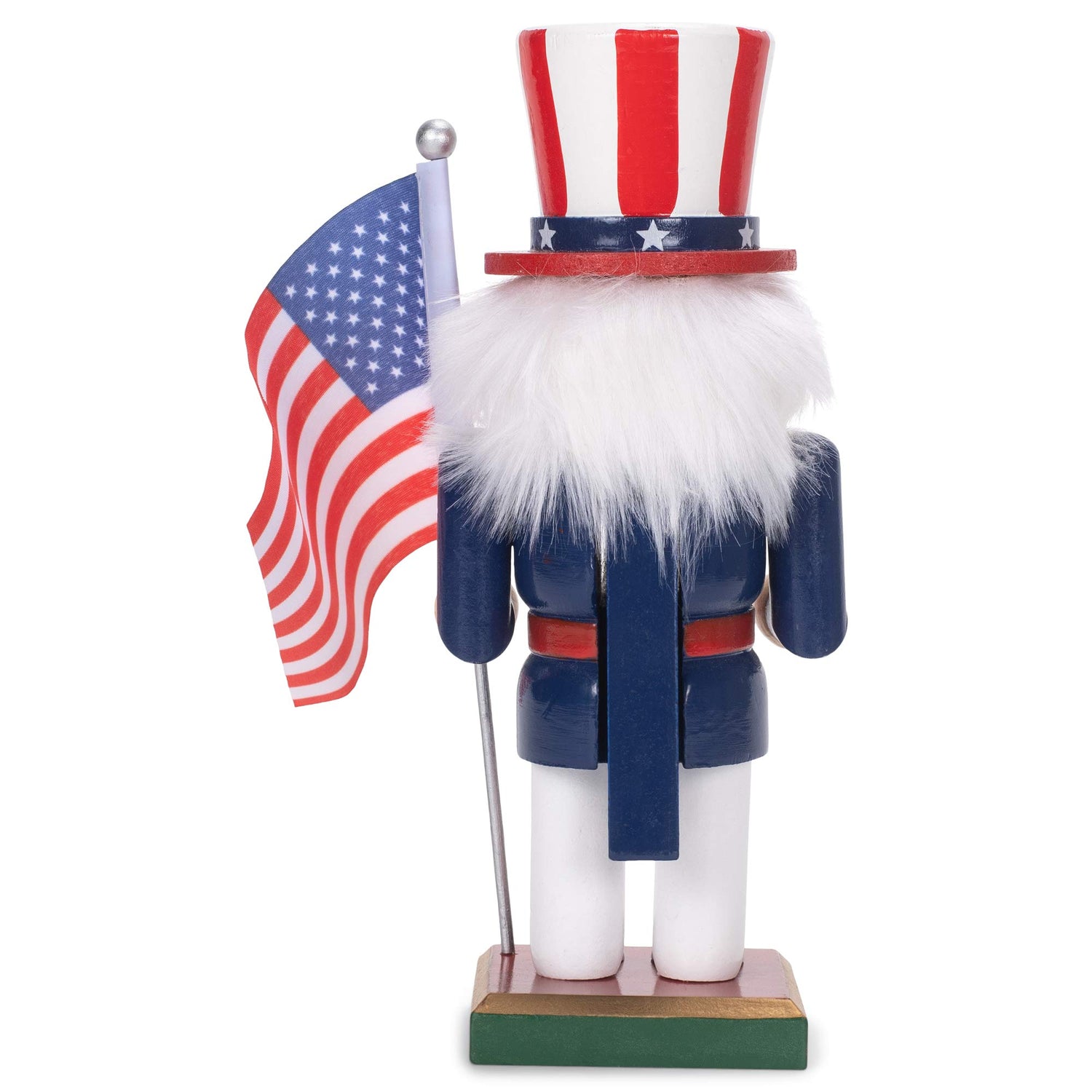 Kurt S. Adler 9-Inch Wooden American Nutcracker, Multi