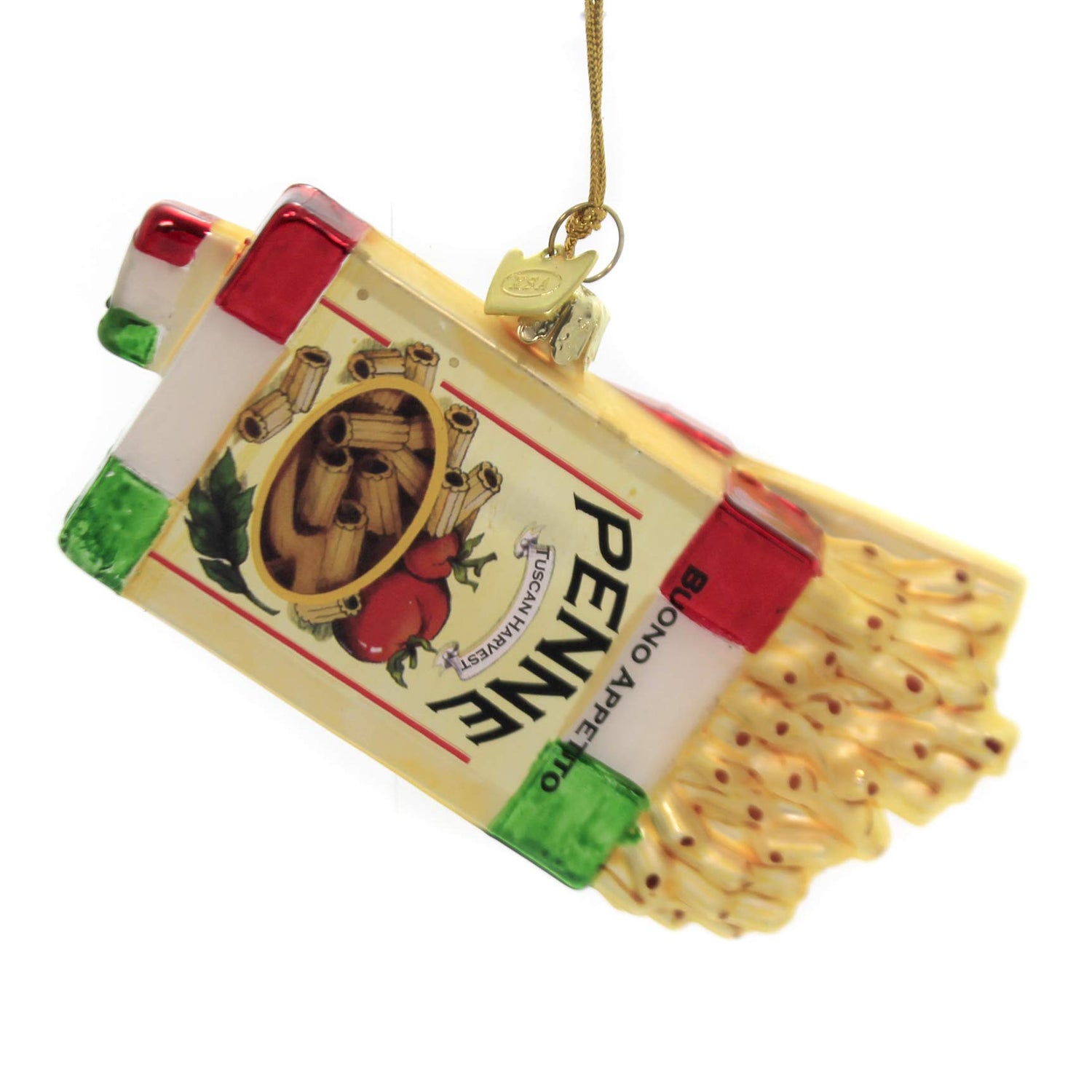 Noble Gems™ Glass Pasta Boxes Ornament, Christmas