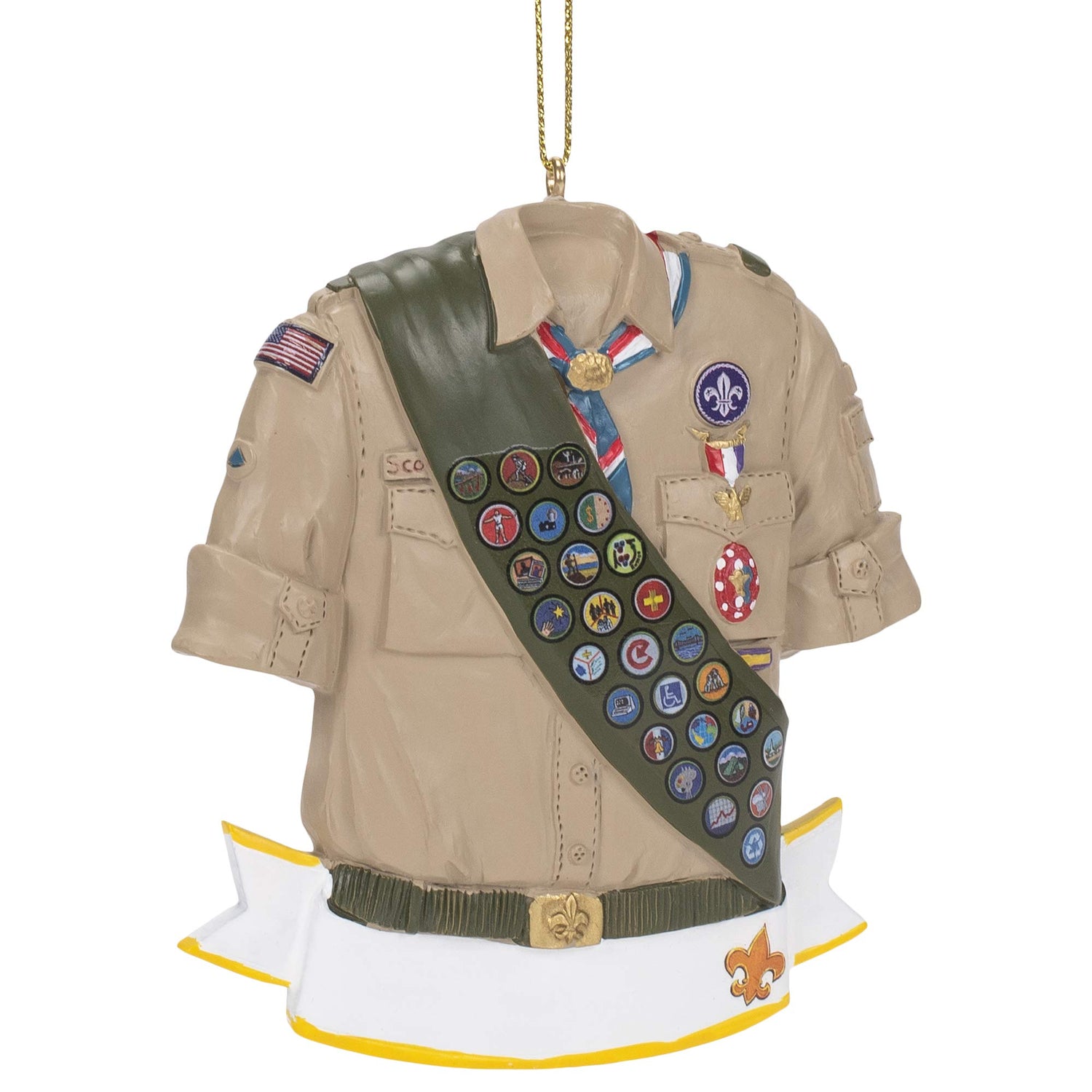 Kurt Adler BS2201 Eagle Scout Ornament for Personalization, 3-inch High