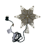 Kurt Adler UL3131 10-Light 6 Pt. Capiz Star Treetop