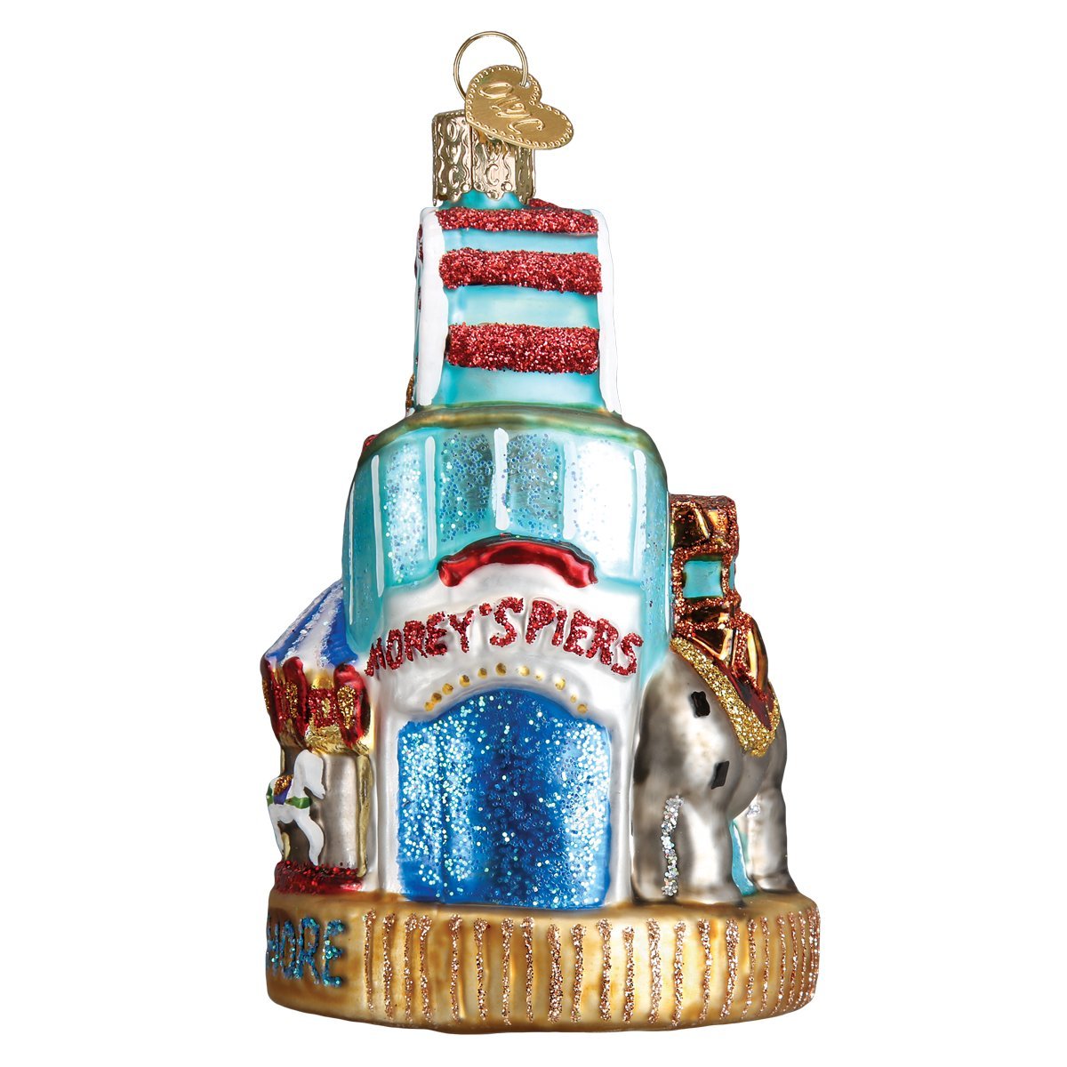 Old World Christmas Glass Blown Ornament Jersey Shore (20096)
