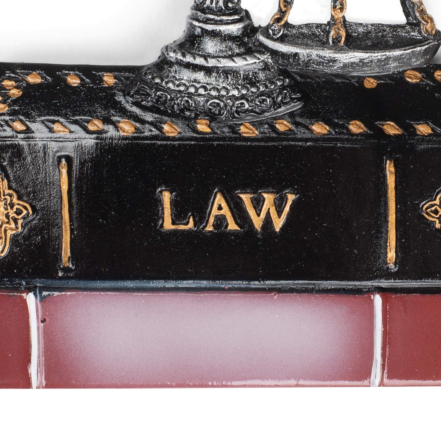 Kurt Adler Scales of Justice with Law Books Ornament