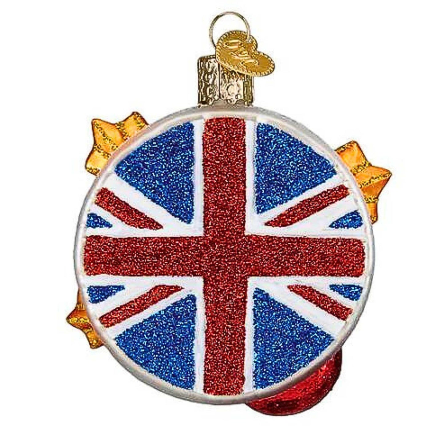 Old World Christmas The Rolling Stones Tongue Glass Blown Ornament for Christmas Tree, Handcrafted Holiday Decoration, Music Collection