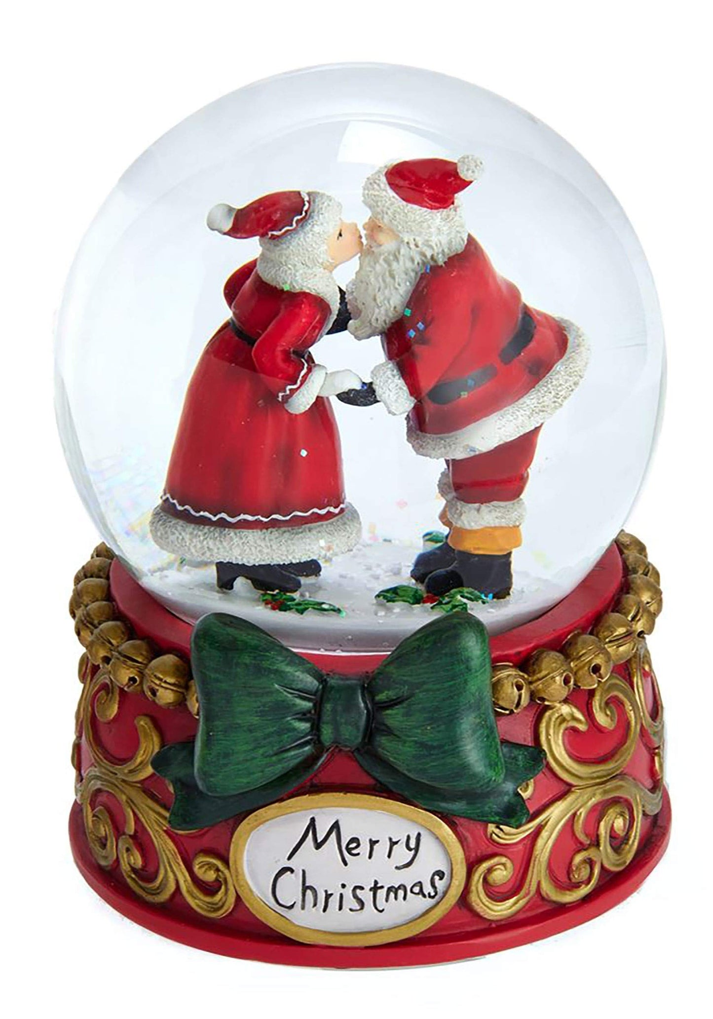 Kurt Adler 100MM Mr. & Mrs. Claus Musical Snowglobe