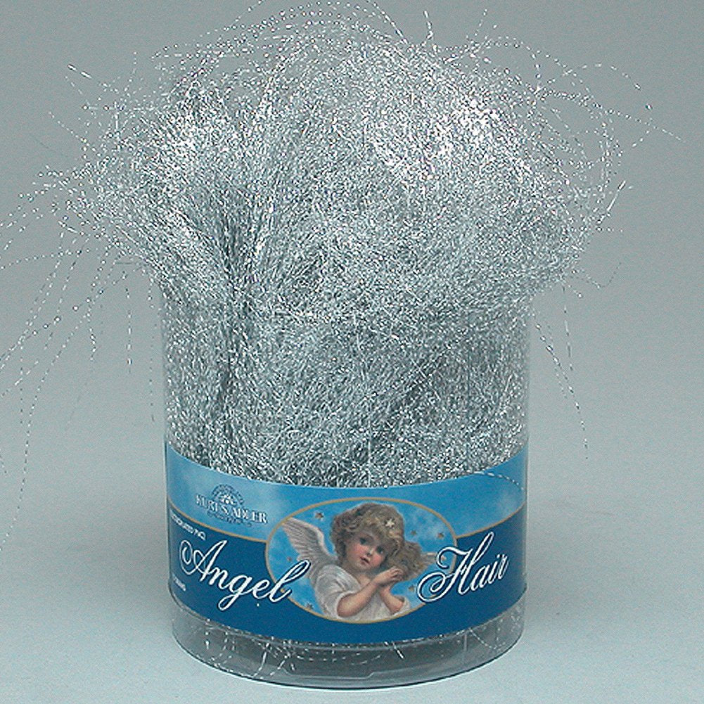 Kurt Adler Pvc Silver Angel Hair 15 Grams,Christmas