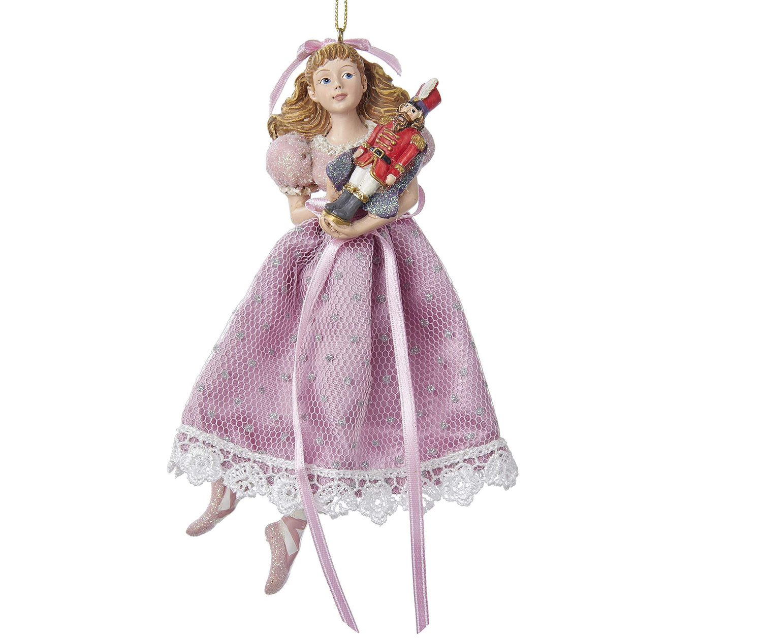 Clara Holding Nutcracker Christmas Ornament Nutcracker Suite Ballet Decoration