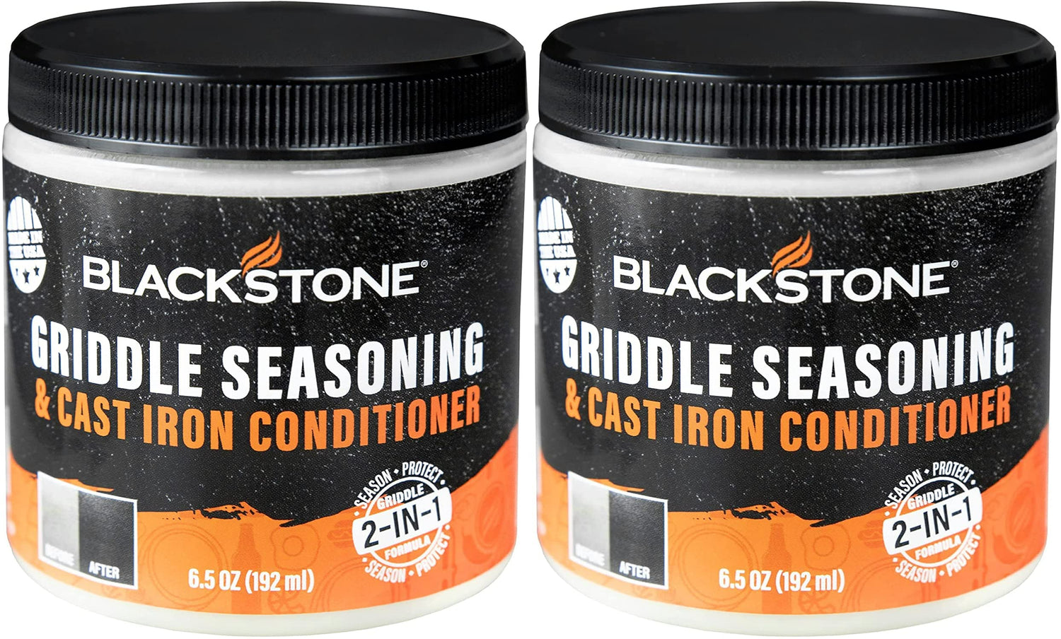 Blackstone Griddle Seasoning and Conditioner Bottle of 2-In-1 Griddle Formula, Pack of 2