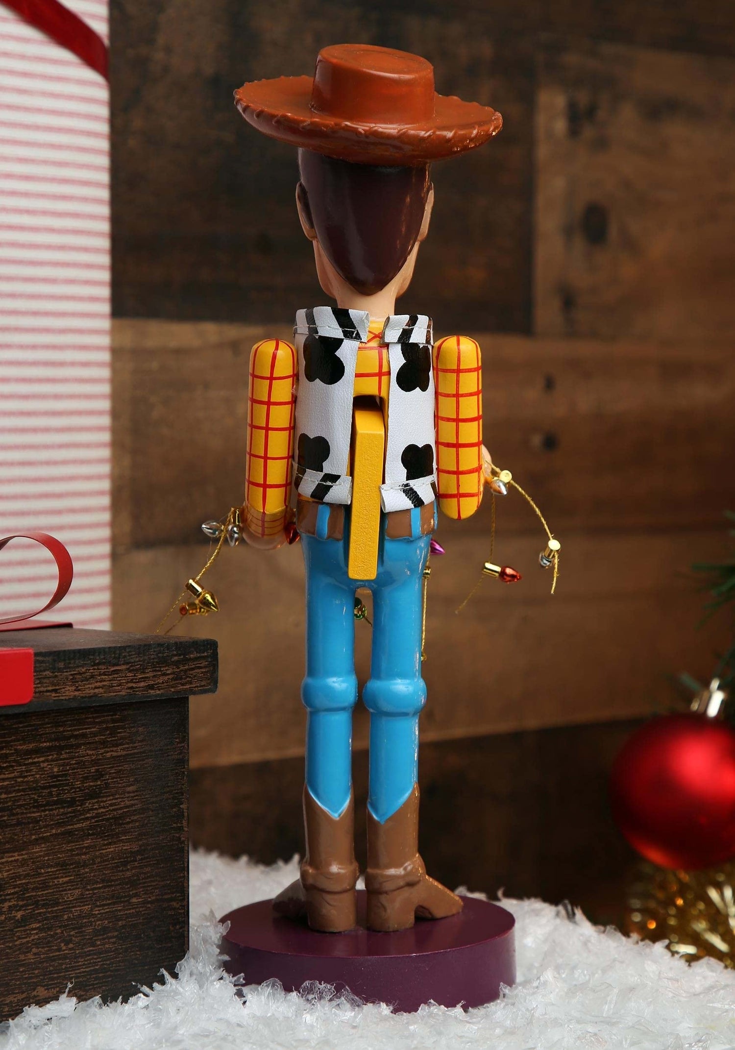 Kurt Adler Disney Toy Story Woody Nutcracker, 11-inch Height, Multicolor, Wood