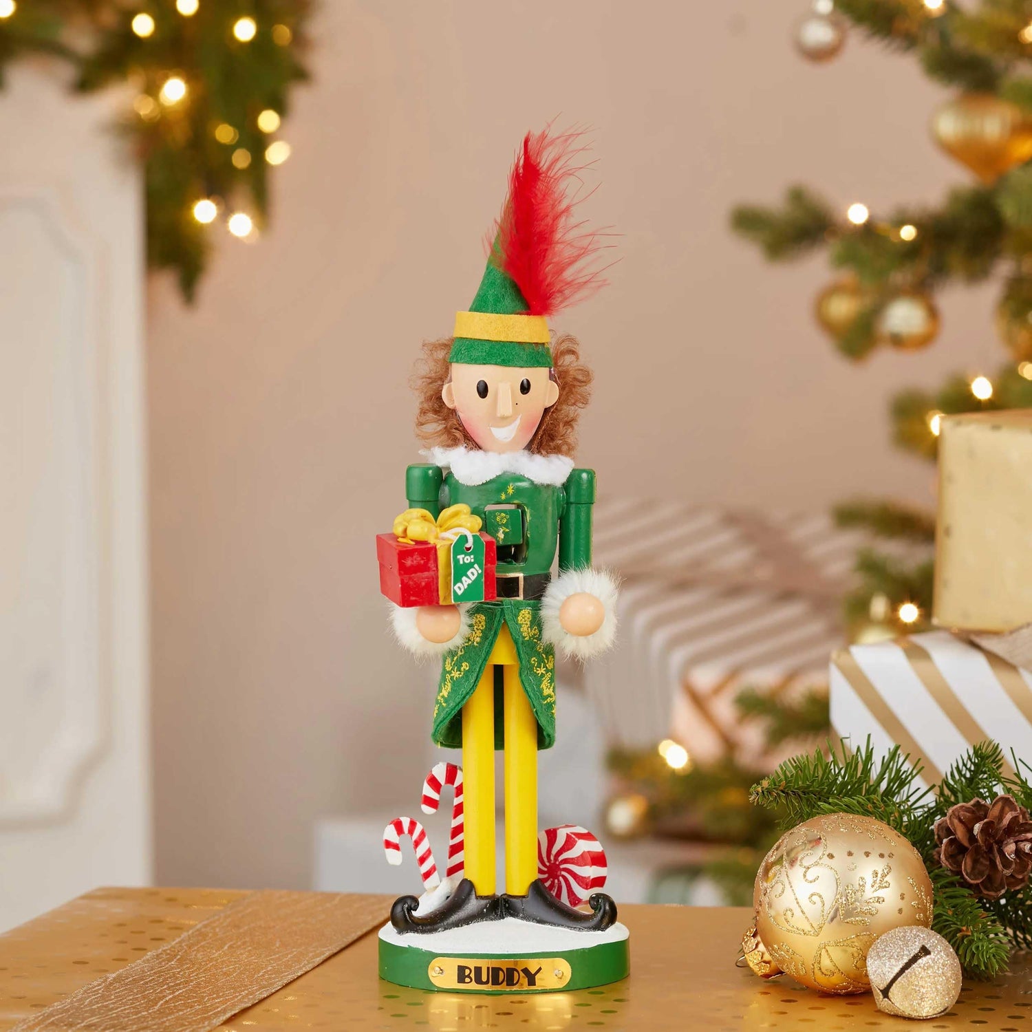 Elf Kurt Adler 10.5-Inch The Movie™ Nutcracker, Green