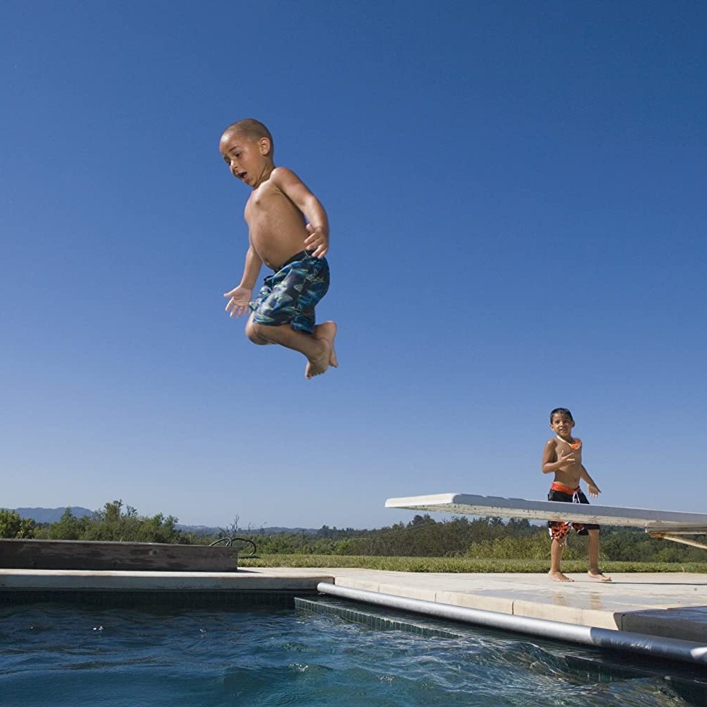 S.R. Smith 66-209-270S3T Fibre-Dive Replacement Diving Board with Matching Tread, 10-Feet, Marine Blue