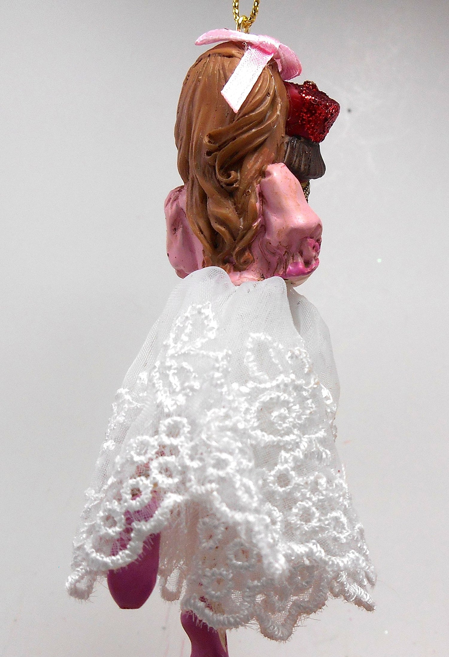 Kurt S. Adler The Nutcracker Suite Clara Girl Holding Nutcracker Christmas Ornament Decoration