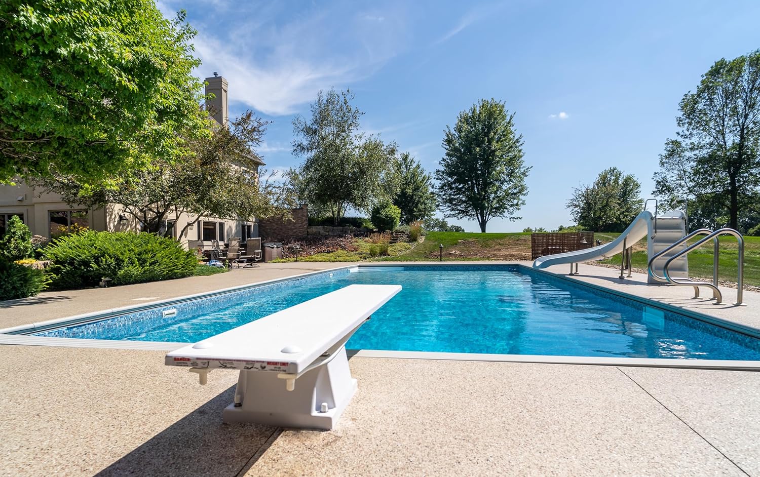 Global Pool Products 4 Bolt Base Replacement Stand - for 6' - 8' Diving Boards (No Board)