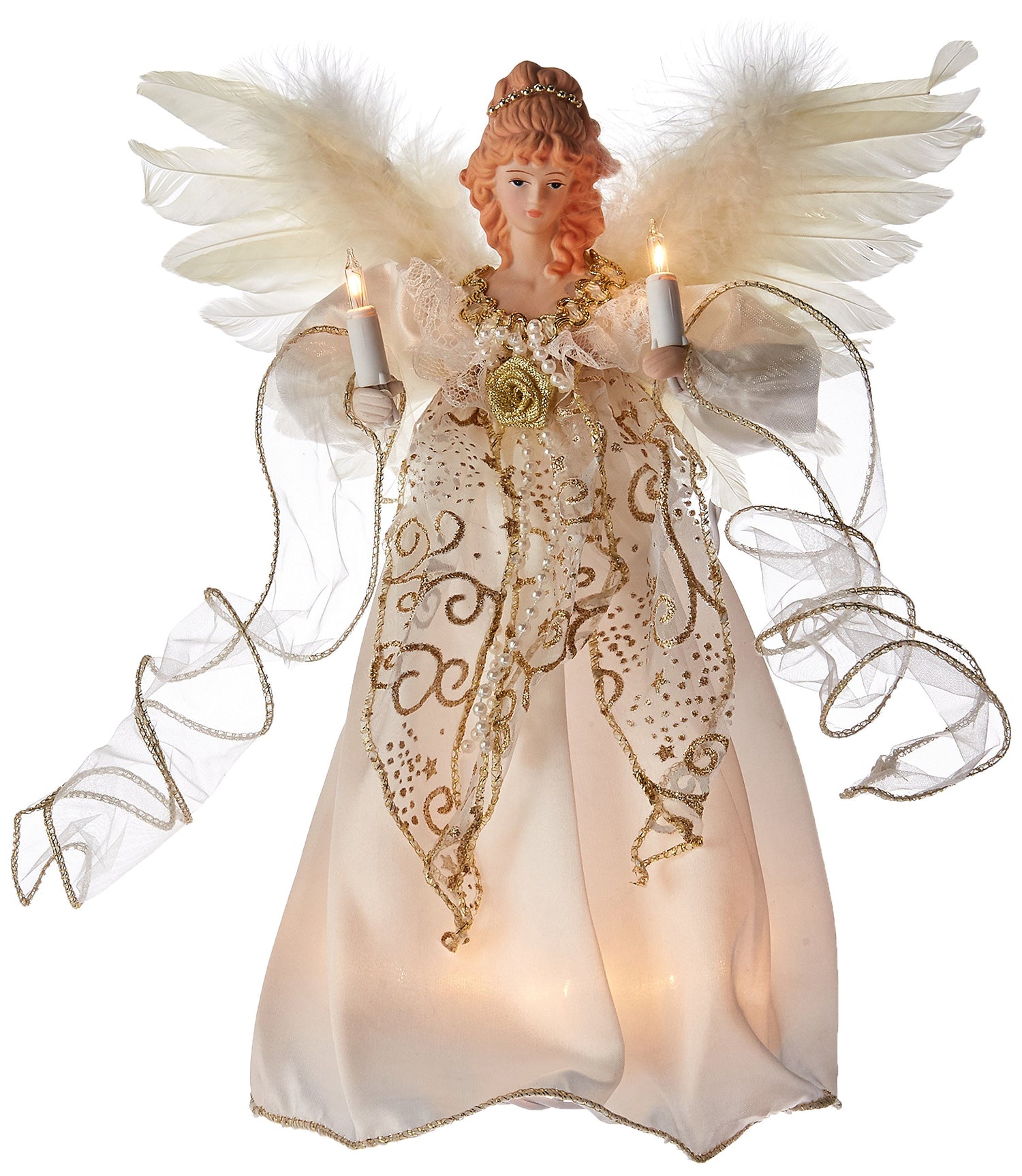 Kurt Adler UL2146 Illuminated Angel Treetop