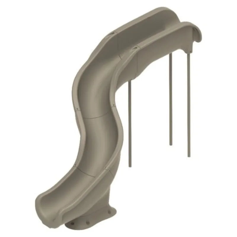 Global Pool Products RT15 Landscape Pool Slide Left Curve