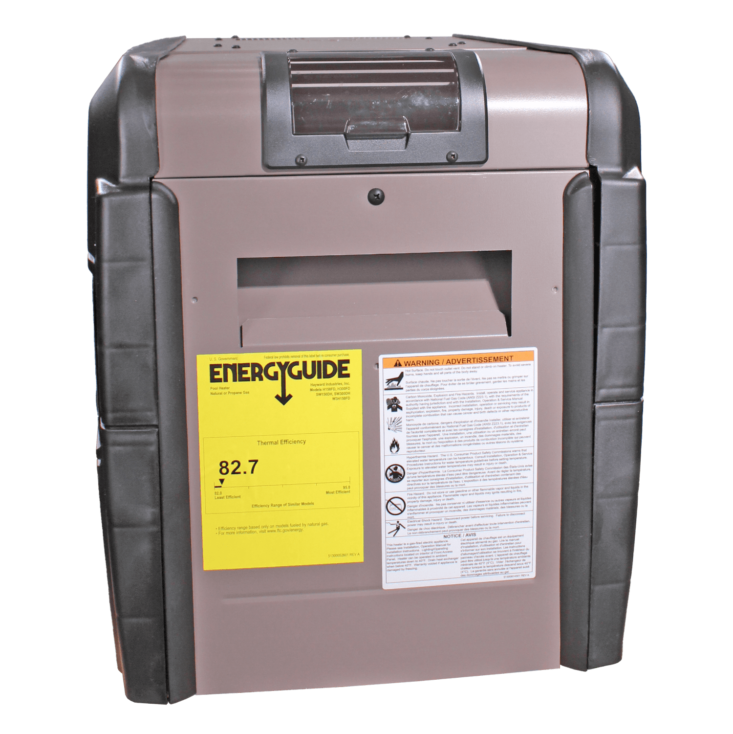 Hayward Universal H-Series, W3H150FDP, Propane Gas Heater, Low NOx | 150,000 BTU