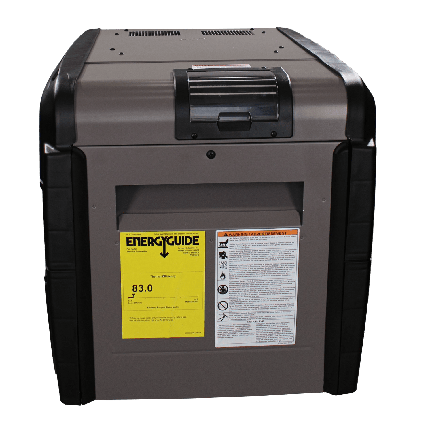 Hayward Universal H-Series Natural Gas Heater | 200,000 BTUs | Low NOx | W3H200FDN