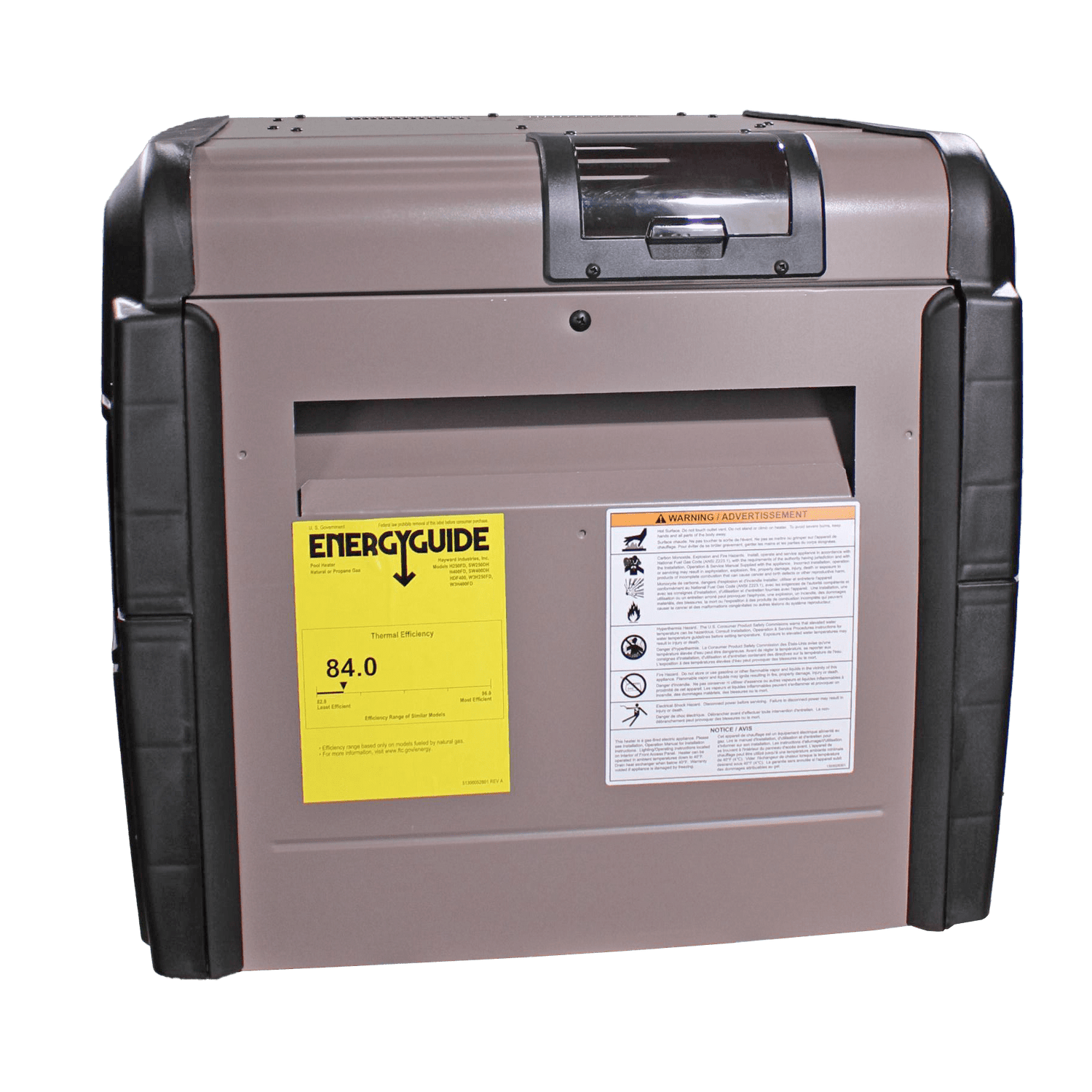 Hayward Universal H-Series Natural Gas Heater, Low NOx | 250,000 BTU