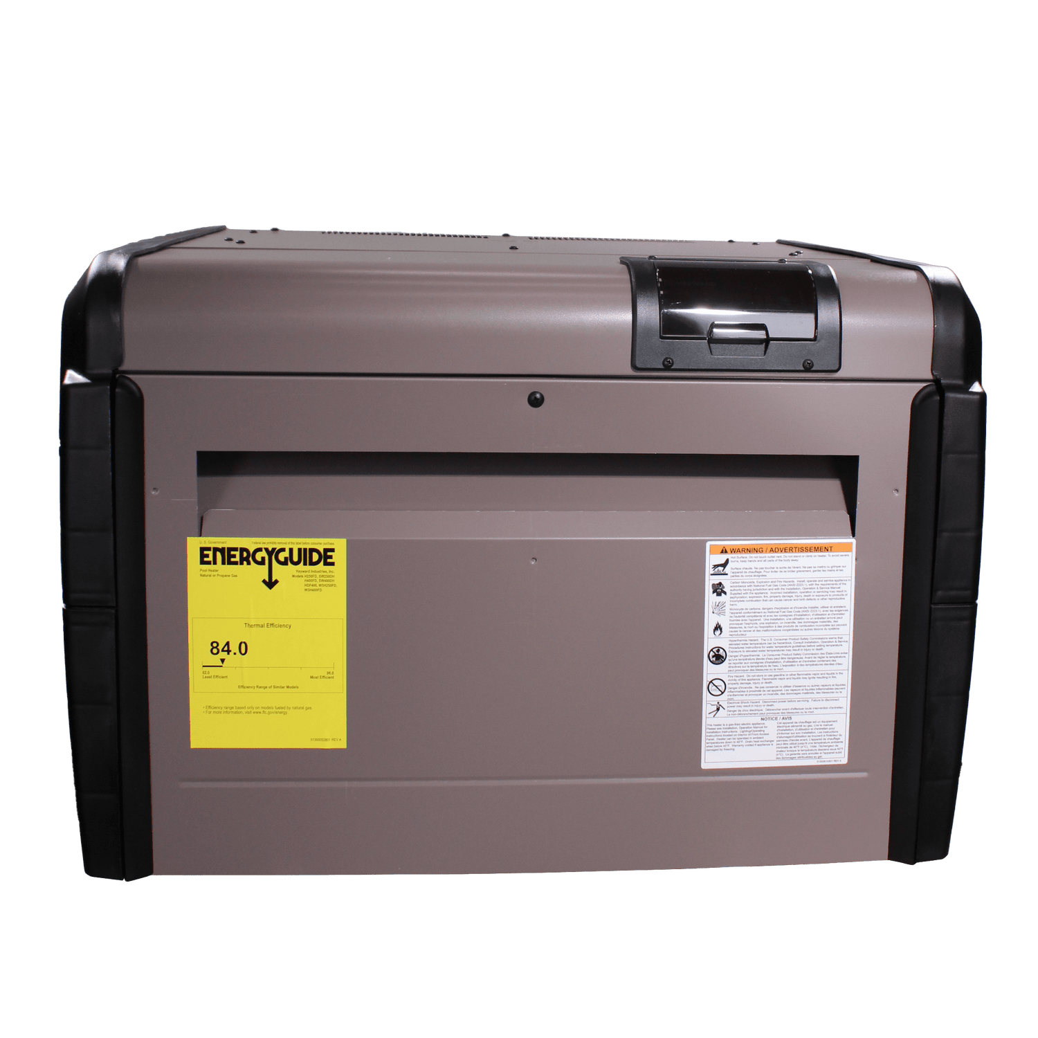 Hayward Universal H-Series Natural Gas Heater | 400,000 BTUs | Low NOx | W3H400FDN