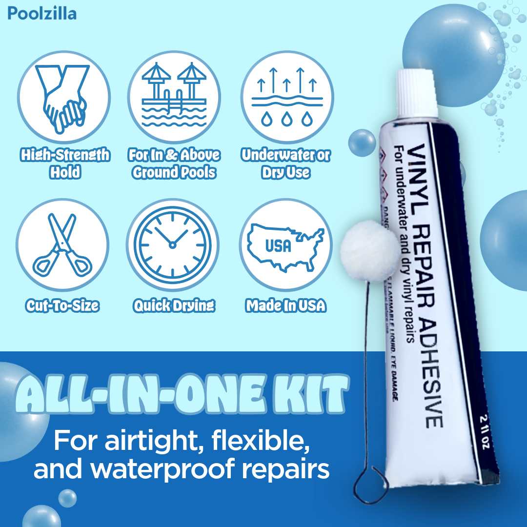 Poolzilla All-In-One Vinyl Liner Repair Kit