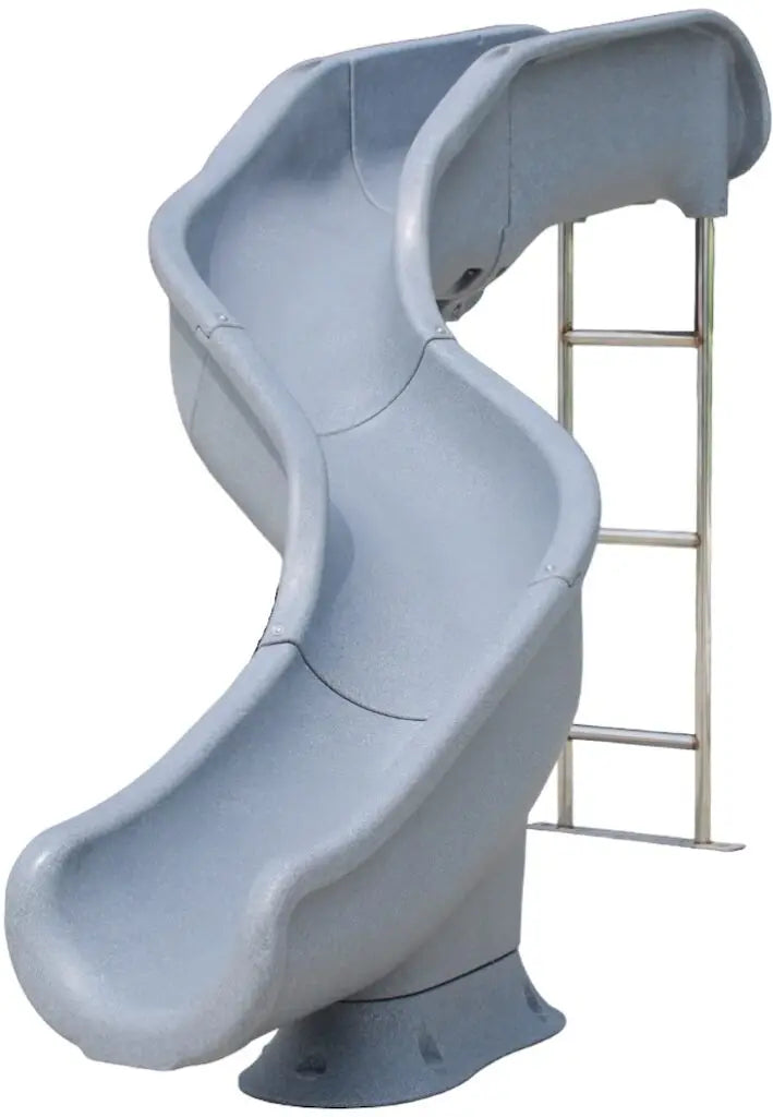 Global Pool Products RT15 Landscape Pool Slide Left Curve