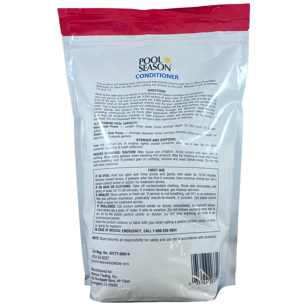 Pool Season Conditioner ( 1.75 / 5 / 8 LBS )