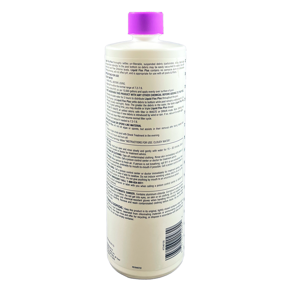 Pool Season 1 qt Bottle Pool Season® Liquid Floc Plus