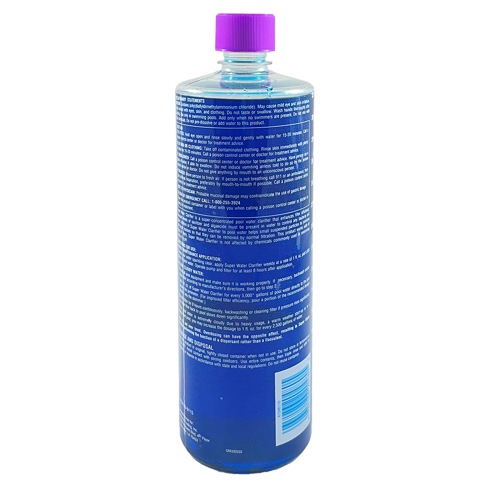 Pool Season 1 qt Bottle Super Water Clarifier