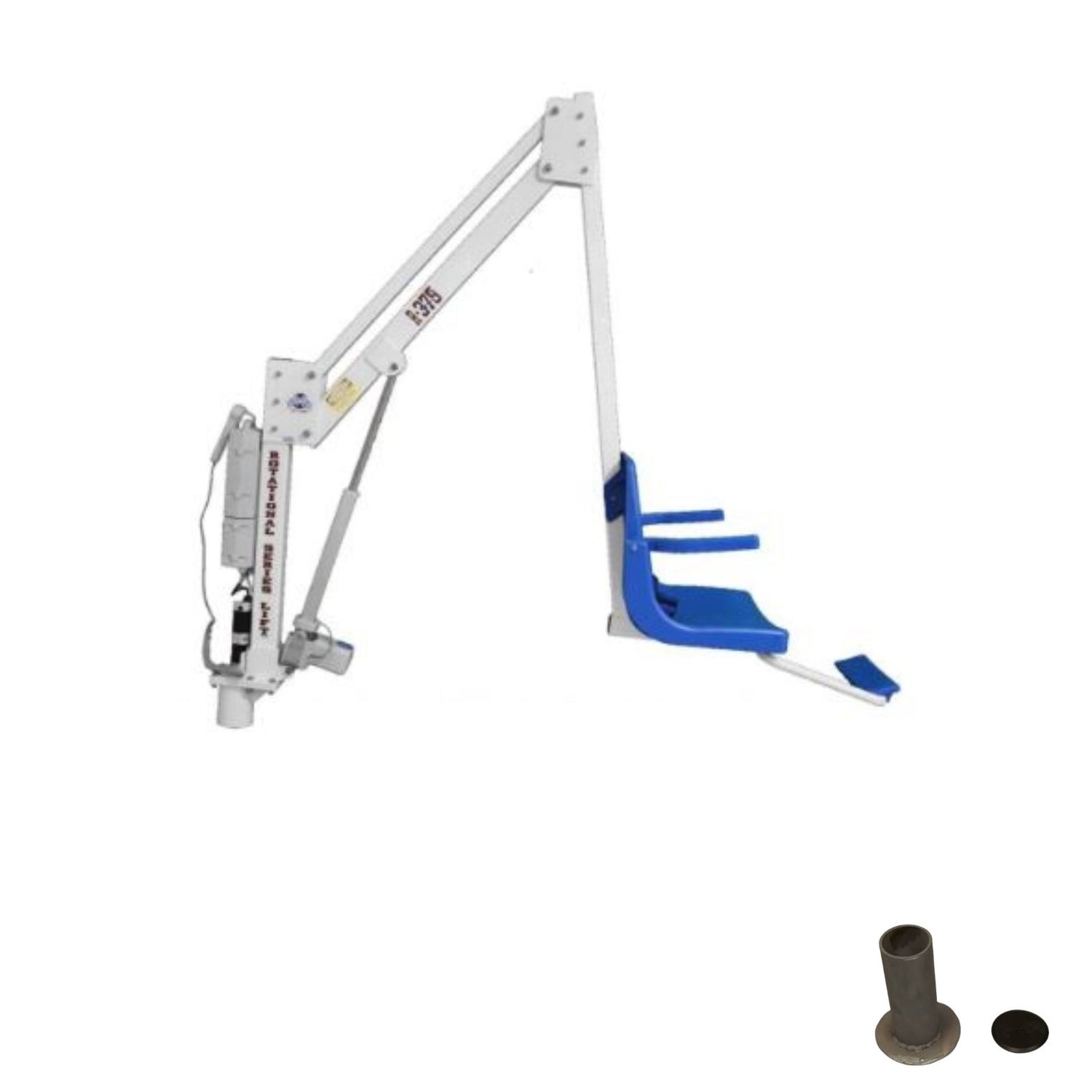 Global Pool Products Rotational Series R-350MTR Pool Lift, 350 Pound Capacity, ADA Compliant