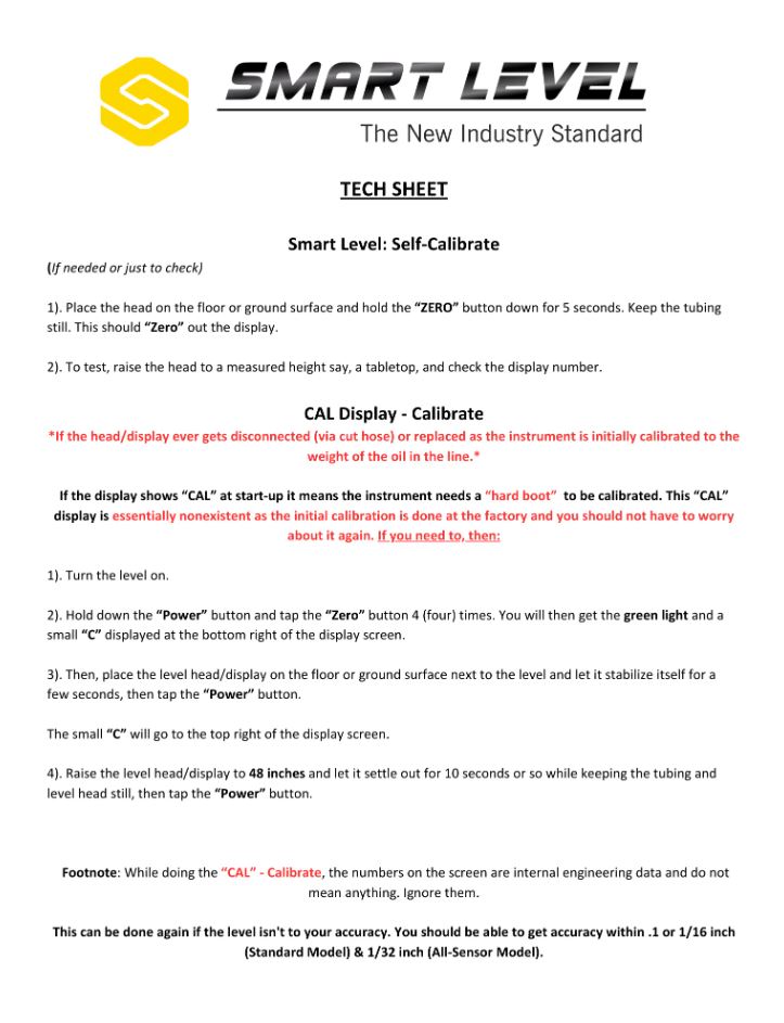 Smart Level | Standard Precision Construction Altimeter with Bluetooth, Carrying Case, Monopod, and App - 1/16