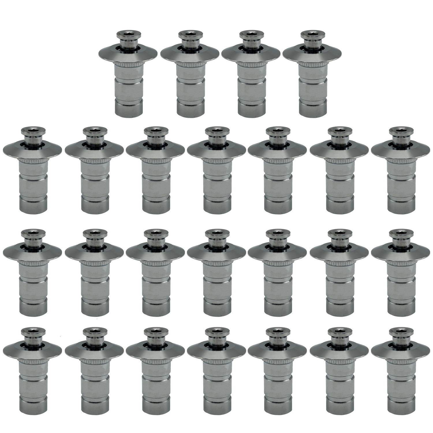 Poolzilla Stainless Steel 304 Pool Cover Anchor with Collar for Concrete and Pavers