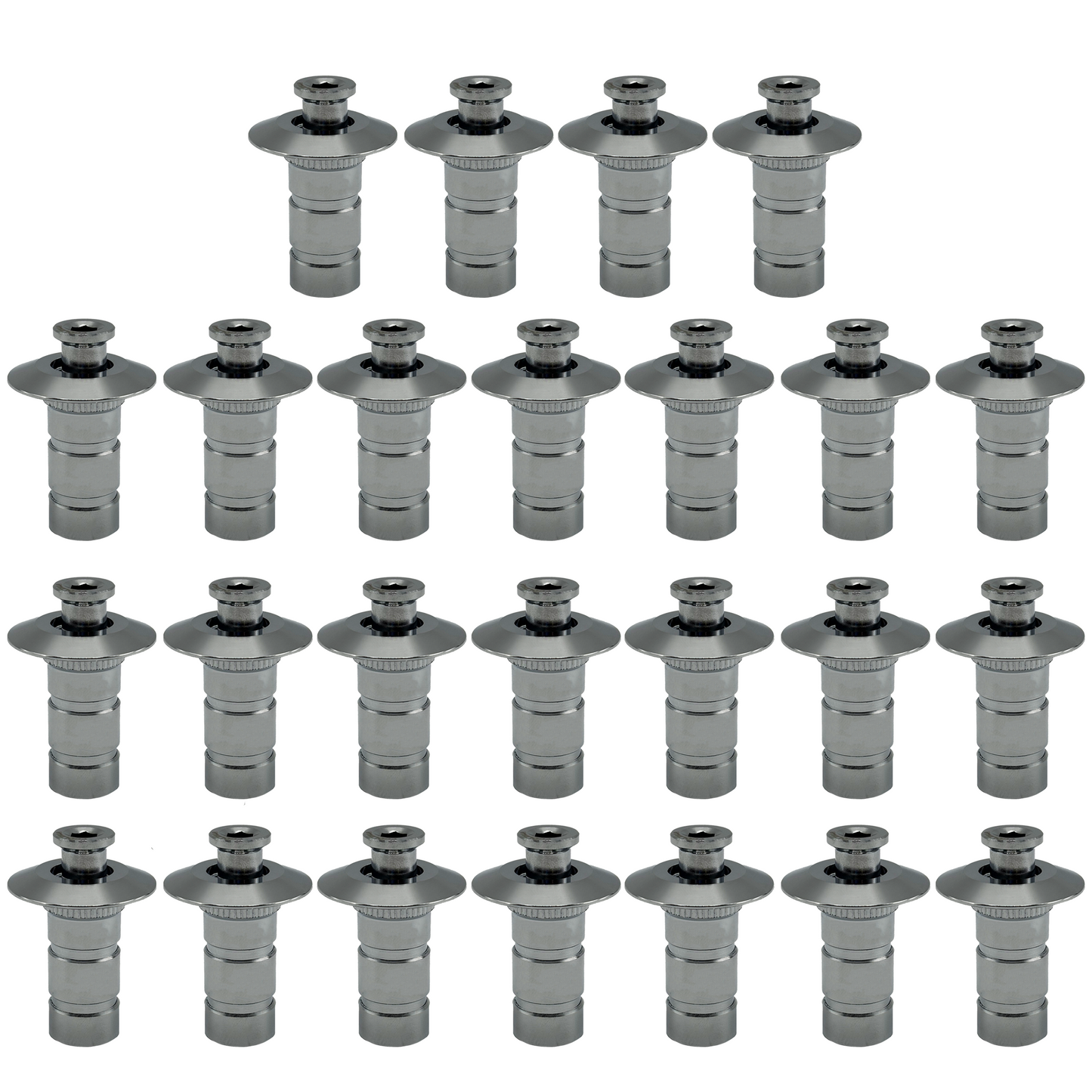 Poolzilla Stainless Steel 304 Pool Cover Anchor with Collar for Concrete and Pavers