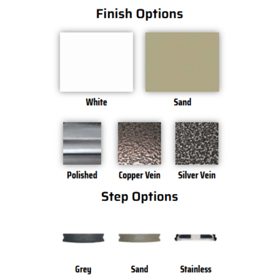 Global Pool Products 3-Step Cooler Classic Pool Ladder - .065''