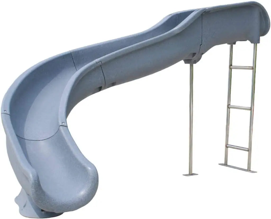 Global Pool Products SW17 Landscape Pool Slide Left Curve