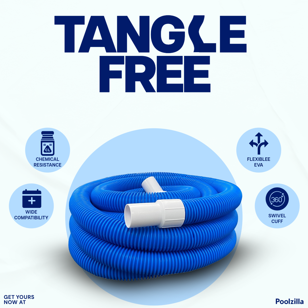 Poolzilla Spiral Wound EVA Vacuum Hose (1.25