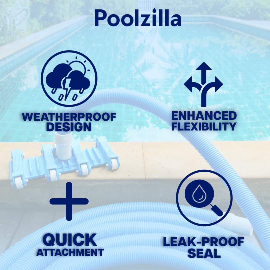 Poolzilla Spiral Wound EVA Vacuum Hose (1.5" Variations)