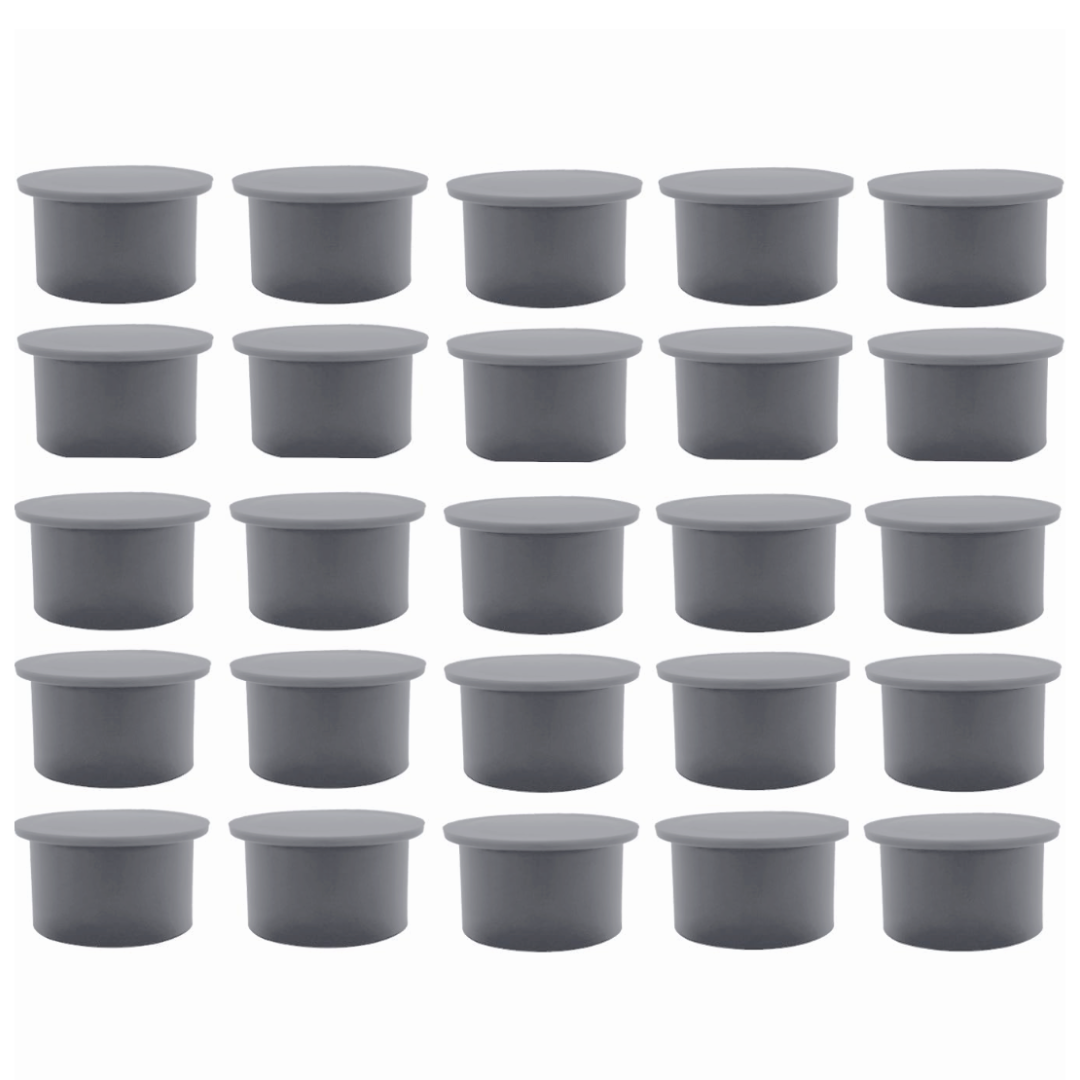 Poolzilla Gray Pool Safety Fence Hole Cover (25 Pack / 50 Pack)