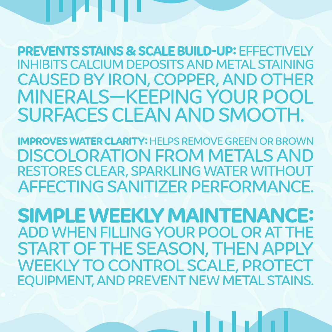 Pool Season 1 qt Stain and Scale Control
