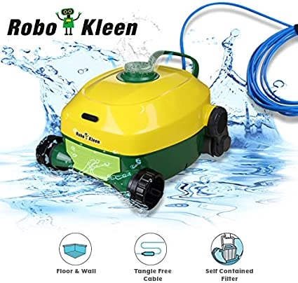 Robokleen Robotic Pool Cleaner, 40' FT Cord, (2) Jumbo Filter Bags