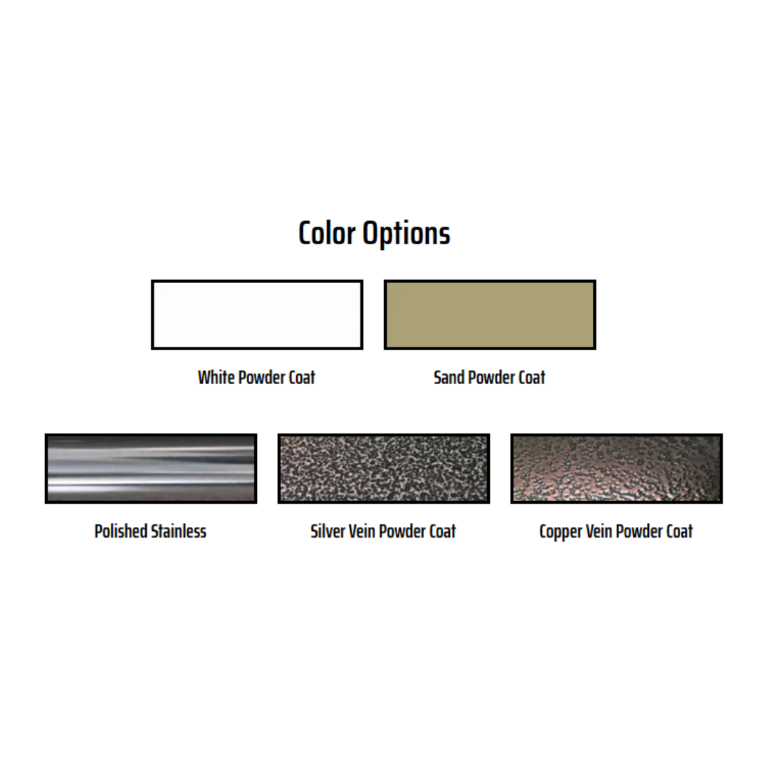 Global Pool Products 16' Stainless Steel Volleyball Set - Includes Ball and Net - for Inground Swimming Pools