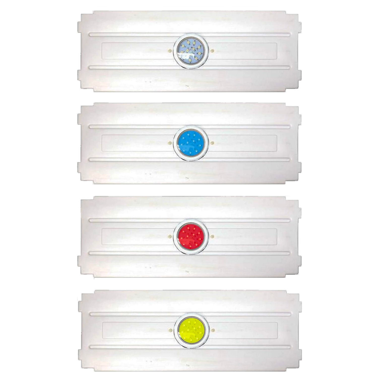 Poolzilla Pool Step Light - (3 Colored Lenses) for Poolzilla Pool Step Ladder and Blue Torrent Antigua Easy Pool Step Ladder