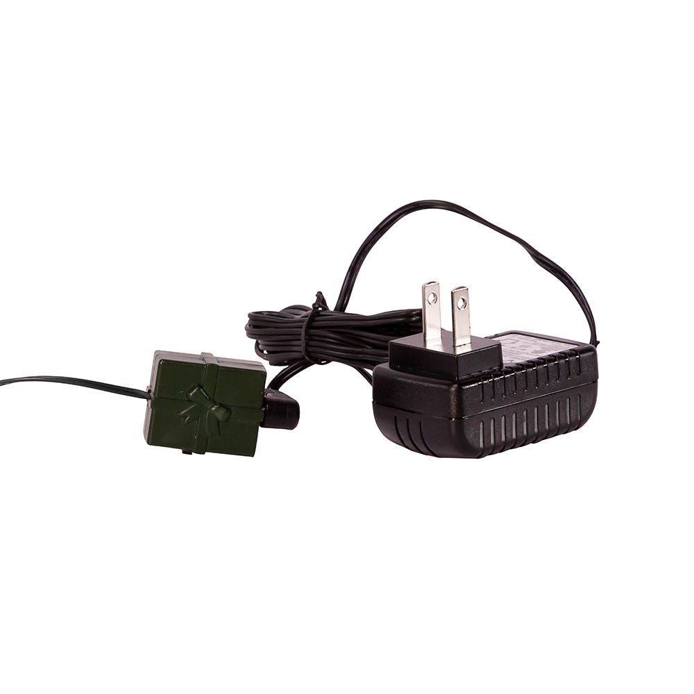 Kurt S. Adler 19.7“ 5L Warm White LED Star With Rotating Santa and Sleigh Treetop