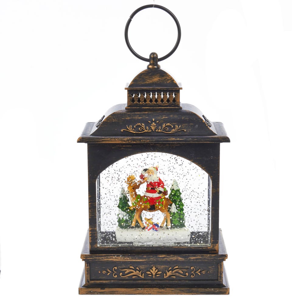 Kurt S. Adler 9“ Santa LED Lantern With Motion