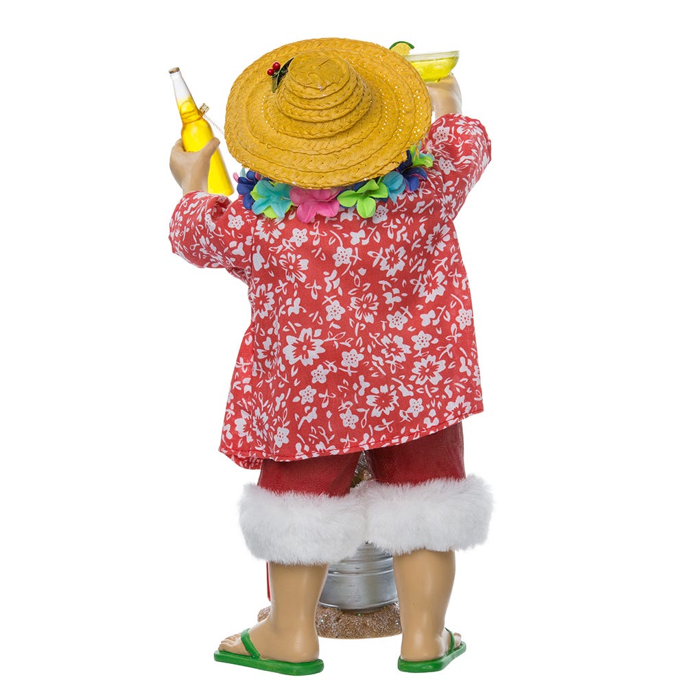 Kurt S. Adler 10“ Fabriché™ Beach Santa, 2-Piece Set